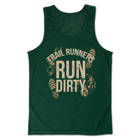 Men's Running Performance Tank Top - Run Dirty