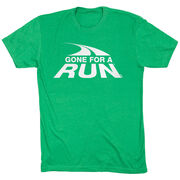 Running Short Sleeve T- Shirt - Gone For a Run&reg; White Logo