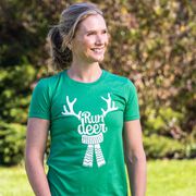 Running Short Sleeve T- Shirt - Run Deer