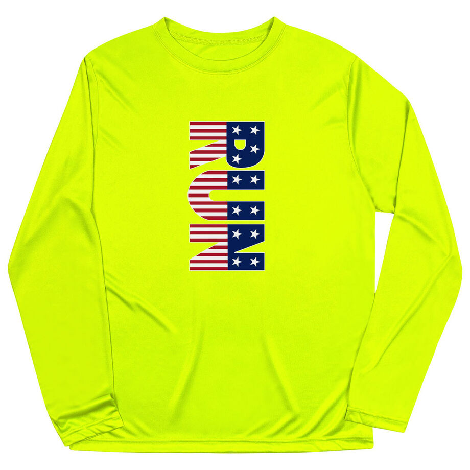 Men's Running Long Sleeve Tech Tee - Patriotic Run