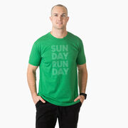 Running Short Sleeve T-Shirt - Sunday Runday (Stacked)