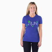 Running Women's Everyday Tee - Let's Run Lucky