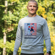 Running Raglan Crew Neck Sweatshirt - Stars and Strides