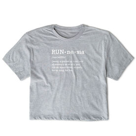 Running Short Sleeve Crop Tee - RUNnesia