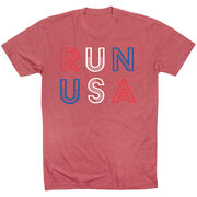Running Short Sleeve T-Shirt - Run USA