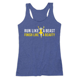 Women's Everyday Tank Top - Run Like a Beast Finish Like a Beauty