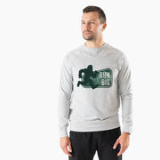 Running Raglan Crew Neck Sweatshirt - Run Big