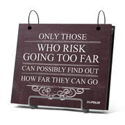BibFOLIO® Race Bib Album - Only Those Who Risk