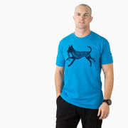 Running Short Sleeve T-Shirt - I'd Rather Be Running with My Dog