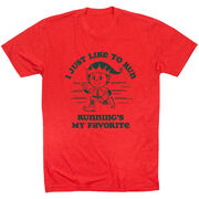 Running Short Sleeve T-Shirt - I Just Like To Run