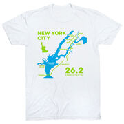 Running Short Sleeve T-Shirt - New York City Route