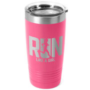 Running 20 oz Double Insluated Tumbler - Let's Run Like A Girl