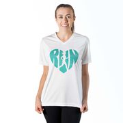 Women's Short Sleeve Tech Tee - Love The Run