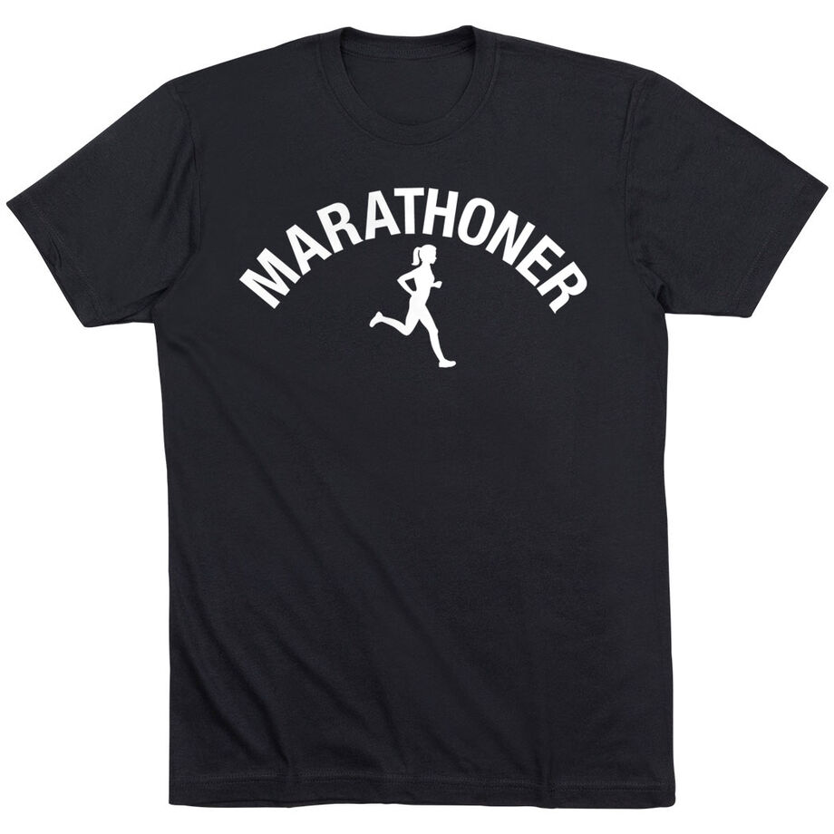 Running Short Sleeve T-Shirt - Marathoner Girl