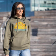 Statement Fleece Hoodie - Here Comes The Sun