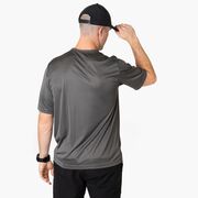 Men's Running Short Sleeve Performance Tee - Ultra Runner Sketch