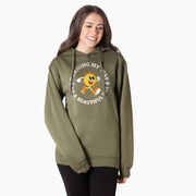 Statement Fleece Hoodie - Running My Way to a Beautiful Day