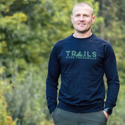 Running Raglan Crew Neck Pullover - Trails Over Treadmills