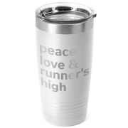 Running 20oz. Double Insulated Tumbler - Peace Love & Runner's High