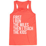 Flowy Racerback Tank Top - Then I Teach The Kids