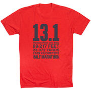 Running Short Sleeve T-Shirt - 13.1 Math Miles