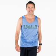 Men's Running Performance Tank Top - Trails Over Treadmills