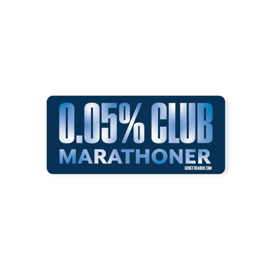 Running Sticker - 0.05% Marathon Club