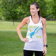 Women's Racerback Performance Tank Top - New York City Route