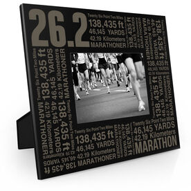 Running Engraved Picture Frame - 26.2 Math Miles