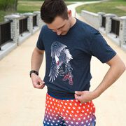 Running Short Sleeve T-Shirt - Because of The Brave