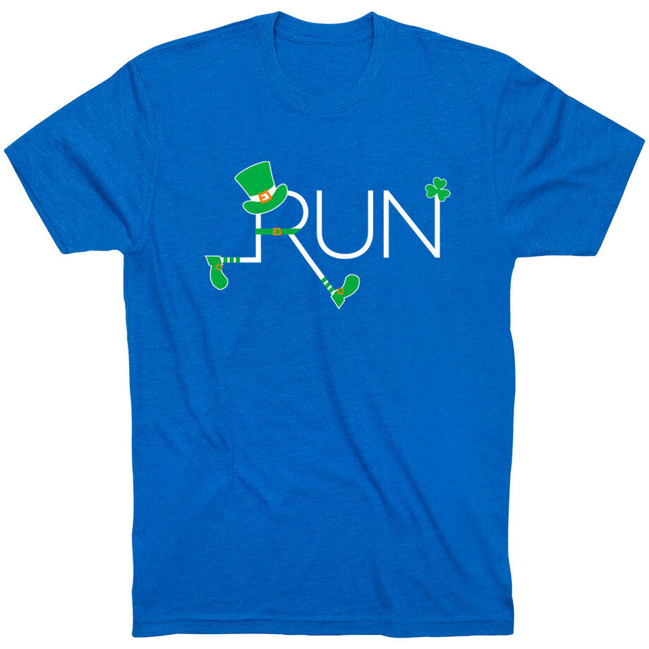 Running Short Sleeve T-Shirt - Let's Run Lucky