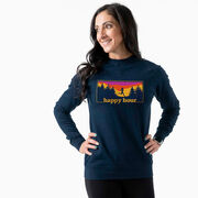 Running Raglan Crew Neck Pullover - Happy Hour