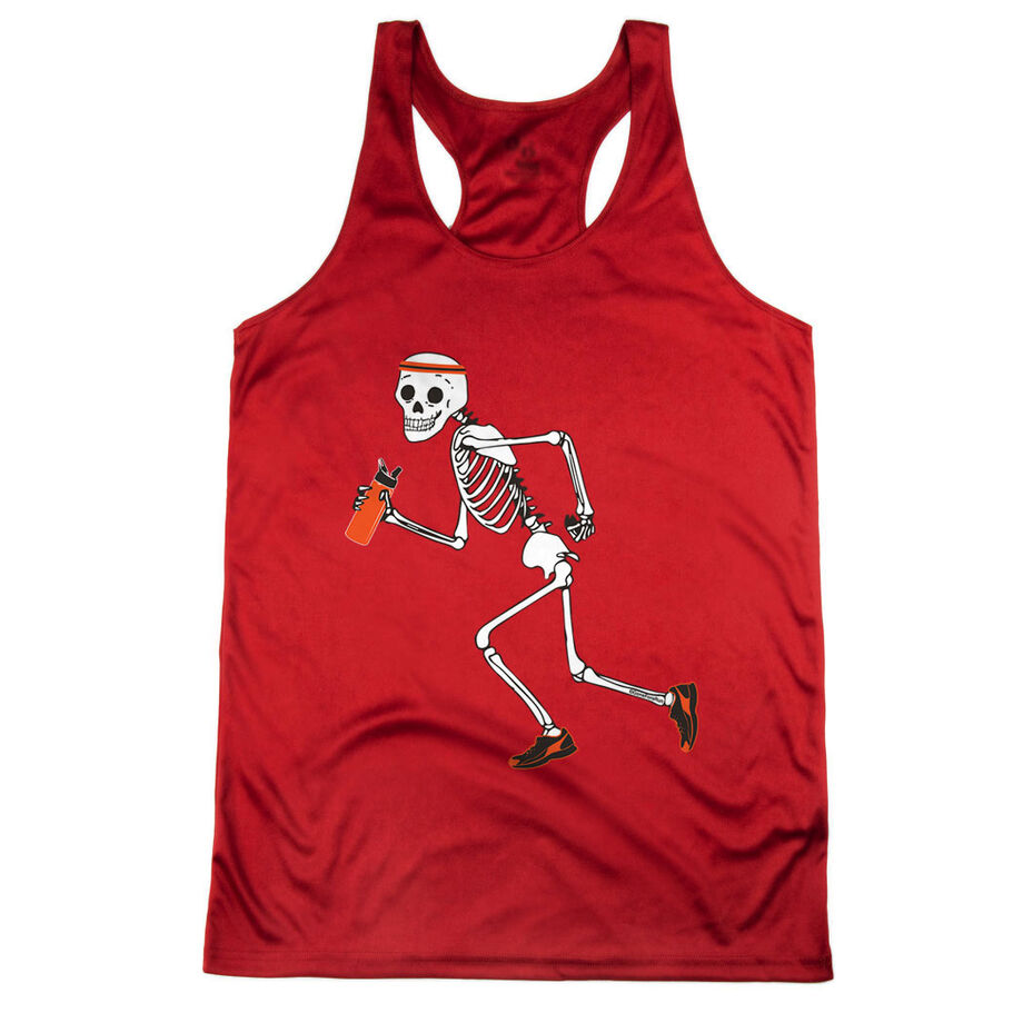 Women's Racerback Performance Tank Top - Never Stop Running