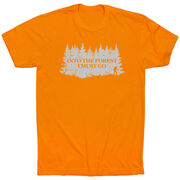 Hiking Short Sleeve T-Shirt - Into the Forest I Must Go Hiking