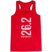 Flowy Racerback Tank Top - New York City 26.2 Vertical