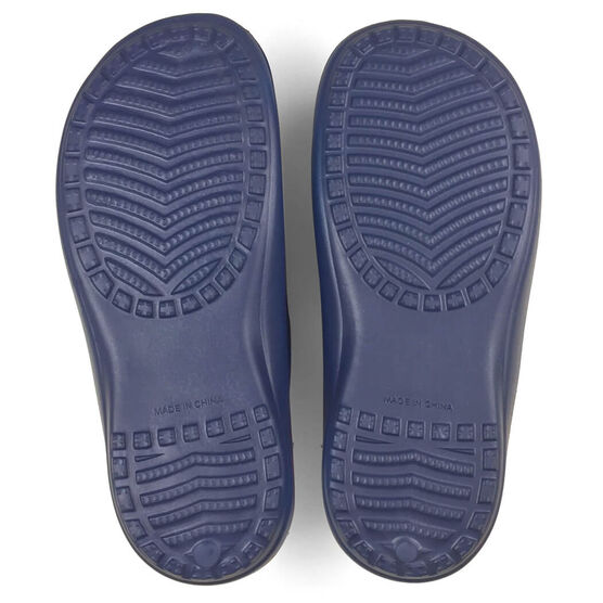 PR SOLES Recovery Sandals for Runners, Navy Blue & Pink