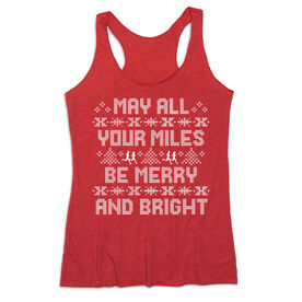 Women's Everyday Tank Top -  May All Your Miles Be Merry and Bright