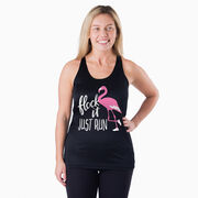 Women's Racerback Performance Tank Top - Flock It Just Run