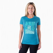 Women's Everyday Runners Tee - All You Need is Love and Running