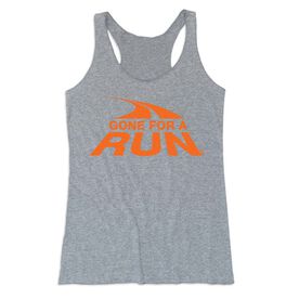 Women's Everyday Tank Top - Gone For a Run&reg; Logo (Orange)