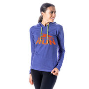 Running Lightweight Hoodie - Gone For a Run Logo (Orange)