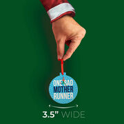 Running Round Ceramic Ornament - One Bad Mother Runner