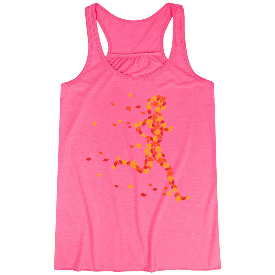 Flowy Racerback Tank Top - Autumn Runner Girl