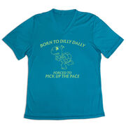 Women's Short Sleeve Tech Tee - Born to Dilly Dally
