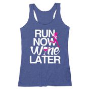 Women's Everyday Tank Top - Run Now Wine Later (Bold)