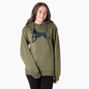 Statement Fleece Hoodie -  I'd Rather Be Running with My Dog