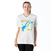 Women's Short Sleeve Tech Tee - New York City Route