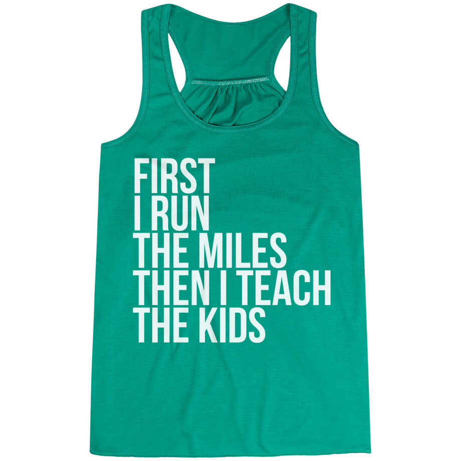 Flowy Racerback Tank Top - Then I Teach The Kids