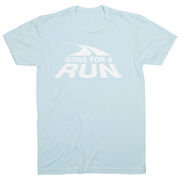 Running Short Sleeve T- Shirt - Gone For a Run® White Logo
