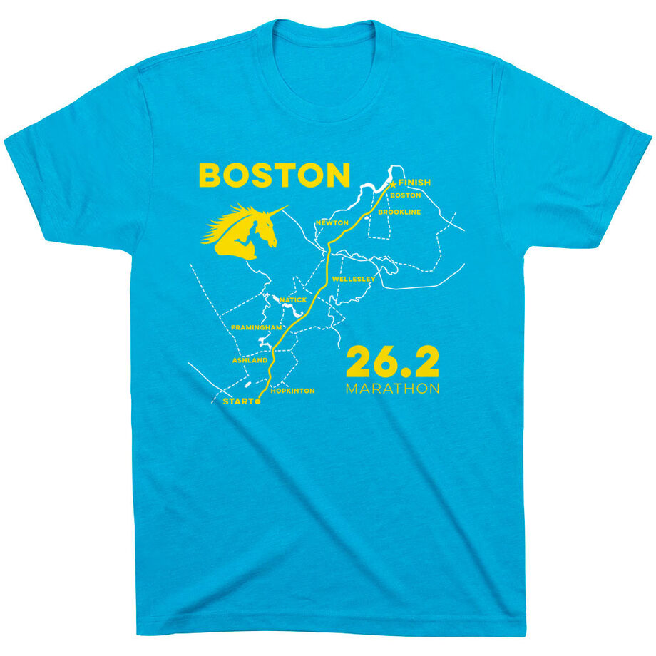 Running Short Sleeve T-Shirt - Boston Route